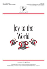 Joy to the World Unison/Two-Part choral sheet music cover